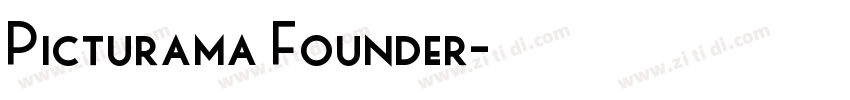 Picturama Founder字体转换